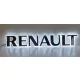 RENAULT inox felirat HÁTTÉRVILÁGÍTÁSSAL Fehér