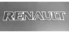 RENAULT inox felirat HÁTTÉRVILÁGÍTÁSSAL Fehér