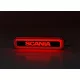 SCANIA LED dekor lámpa 24V Piros