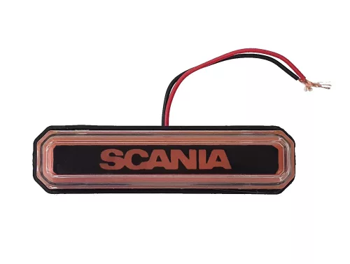 SCANIA LED dekor lámpa 24V Sárga
