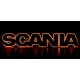 Scania inox felirat HÁTTÉRVILÁGÍTÁSSAL sárga