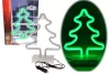LED karácsonyfa 28cm autóba / kamionba