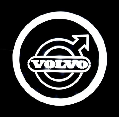 Világító VOLVO logó 95mm 24V Fehér