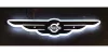 VOLVO inox szárnyas dísz HÁTTÉRVILÁGÍTÁSSAL
