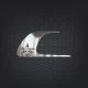 Mercedes MP4 / MP5 inox ajtókilincs dísz párban, Felirattal