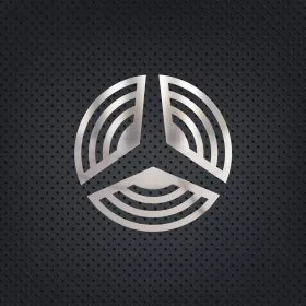 Mercedes Actros MP4 / MP5 inox embléma dísz