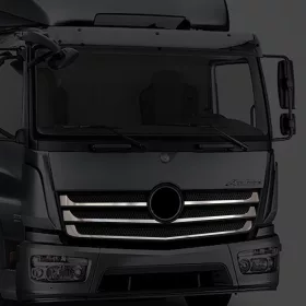 Mercedes Atego inox hűtőrács dísz szett ÚJ