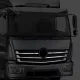 Mercedes Atego inox hűtőrács dísz szett ÚJ