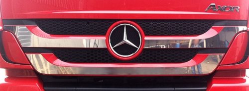 Mercedes Axor inox hűtőrács dísz szett ÚJ