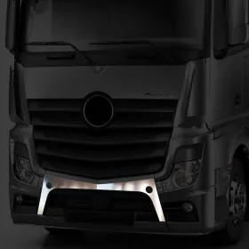 Mercedes Actros MP4 / MP5 inox dísz a rendszám köré