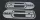 DAF XF95/105 inox komplett kilincs dísz párban