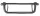 DAF XF95 / XF105 inox front konzol ALACSONY