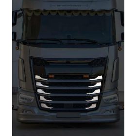 Daf XG inox hűtőrács betét szett