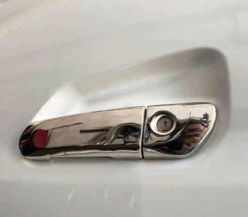 Ford F-Max inox ajtókilincs borítás szett DOMBORNYOMOTT