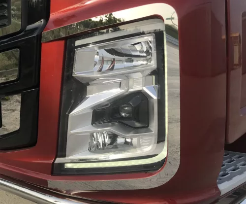 Ford F-MAX inox fényszóró keret párban
