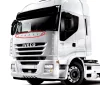 STRALIS inox felirat elölre