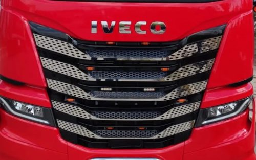Iveco S-Way inox hűtőrács szett