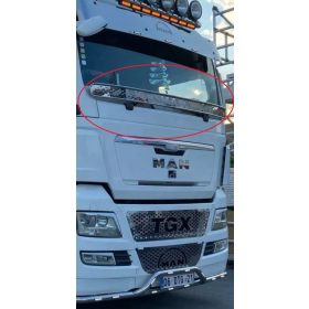 Man TGX inox díszrács a szélvédő aljára