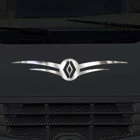 Renault Premium inox dísz dupla szárnnyal