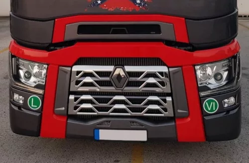 Renault T széria inox hűtőrács dísz szett