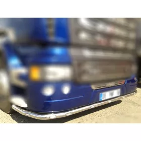 Scania inox lökhárító konzol EGYENES, széles fülke