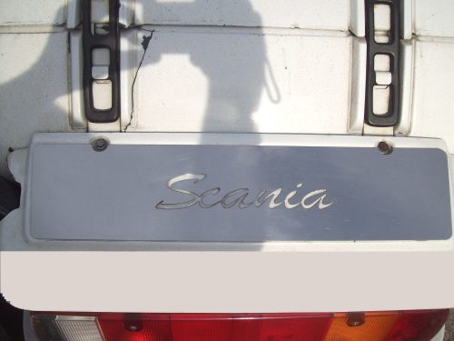 Scania inox dísz a hátsó lámpák fölé párban