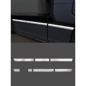   Scania S / R széria inox oldalspoiler díszcsík szett V8-ra