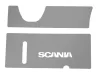 Scania inox lépcső dísz párban