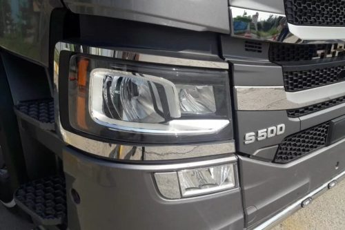 Scania S / R inox dísz a fényszóró köré párban