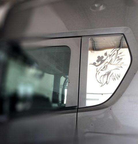 Scania S / R inox ablak dísz párban
