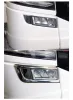 Scania S / R széria inox alsó ködlámpa keret párban Dombornyomott