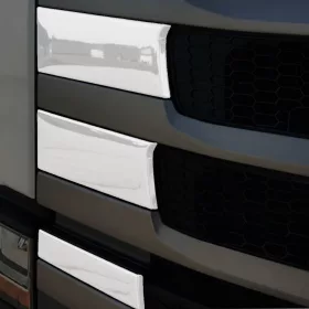 Scania S500 inox hűtőrács dísz szett a bordák közé
