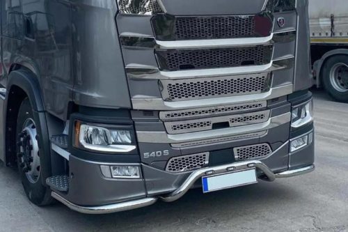 Scania S / R inox lökhárító konzol hajlított