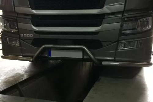 Scania S / R inox lökhárító konzol hajlított
