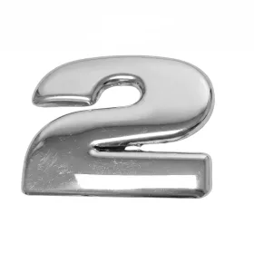 Scaniához inox típusjel 2-es számjegy nagy