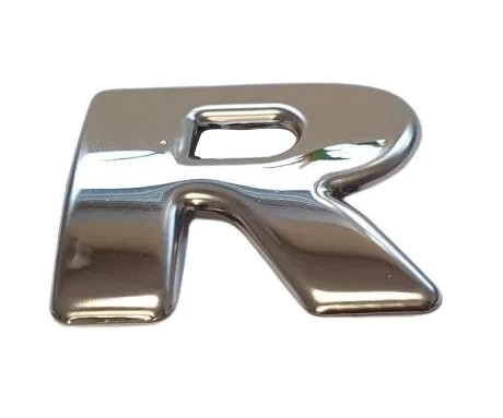 Scaniához inox típusjel R betű nagy