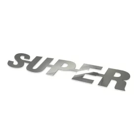 SUPER inox felirat KEREKÍTETT 48cm