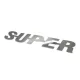SUPER inox felirat KEREKÍTETT 48cm