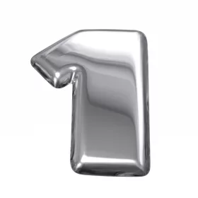 Scaniához inox típusjel 1-es számjegy kicsi
