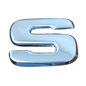 Scaniához inox típusjel S betű kicsi