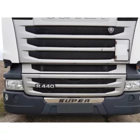 Scania inox lökhárító közép dísz Alacsony