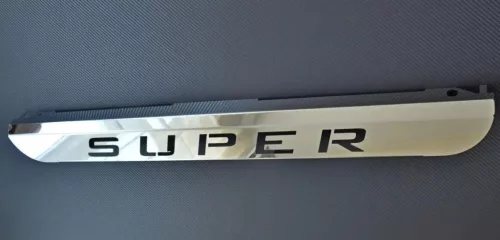 Scania inox lökhárító közép dísz Alacsony
