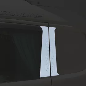 Scania inox ajtódísz Dombornyomott
