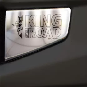 Scania inox hűtőrács dísz párban King