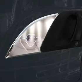 Scania inox dísz az ajtókilincs elé párban V8