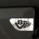 Scania inox oldal dísz párban V8 lángnyelves