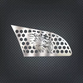 Scania inox légbeömlő betét párban Griffes