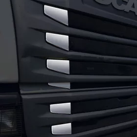 Scania G420 inox hűtőrács betét szett