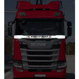 Scania S / R inox dísz a szélvédő aljára TELI