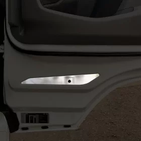Scania S / R inox dísz az ajtó belső oldalára párban